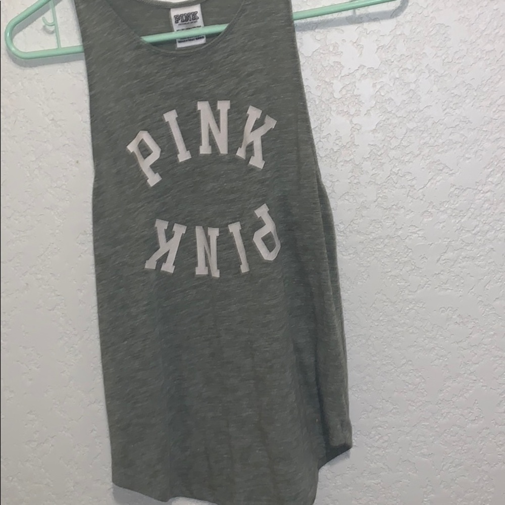 green pink tank